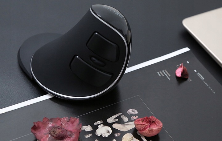 BEZPRZEWODOWA MYSZ PIONOWA DELUX M618PD ERGONOMICZNA MYSZKA BLUETOOTH 2.4G