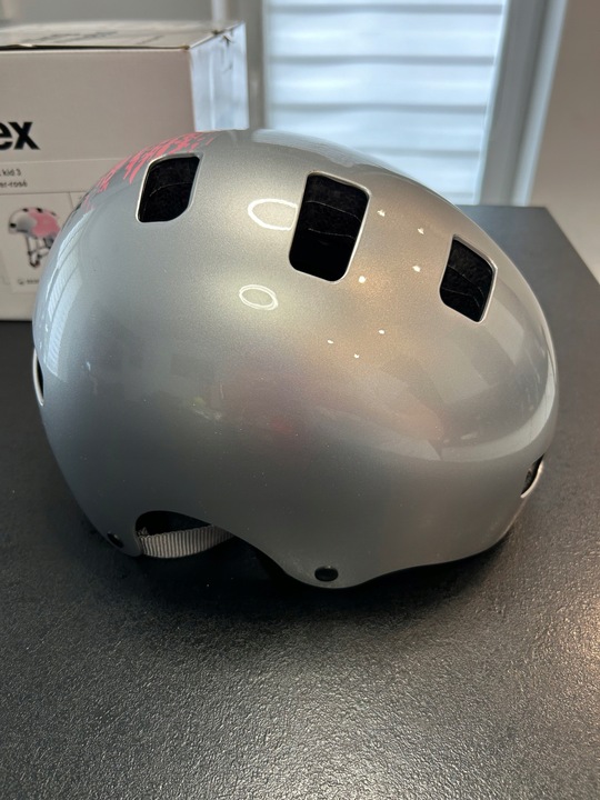 Kask rowerowy Uvex Kid 3 silver/rose r. 55-58 cm