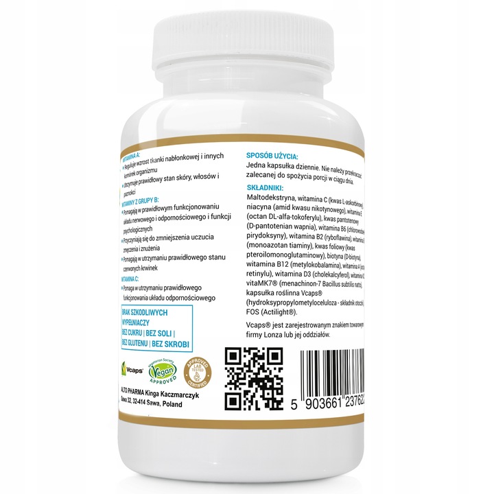 Multiwitamina JUNIOR witaminy dla dzieci 120k