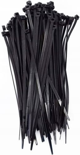 MOCNE OPASKI ZACISKOWE KABLOWE TRYTKI UV CZARNE 3,6x300 JAKOŚĆ