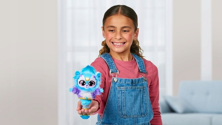 MAGIC MIXIES MAGICZNA LAMPA DŻINA MASKOTKA INTERAKTYWNA ZWIERZAK NIEBIESKA