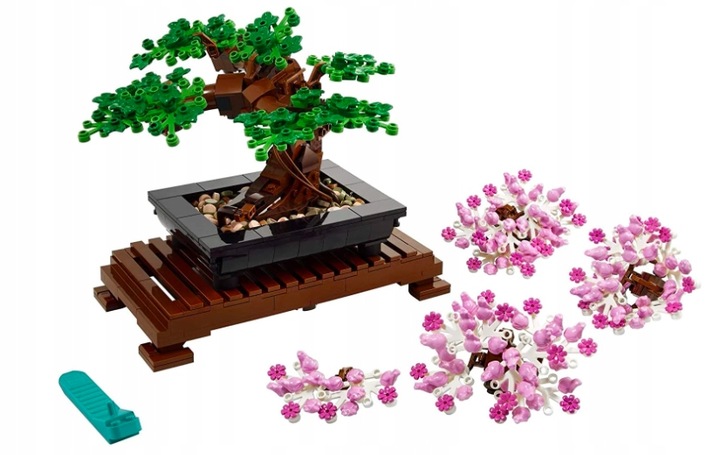 LEGO ICONS 10281 Drzewko bonsai + Torebka