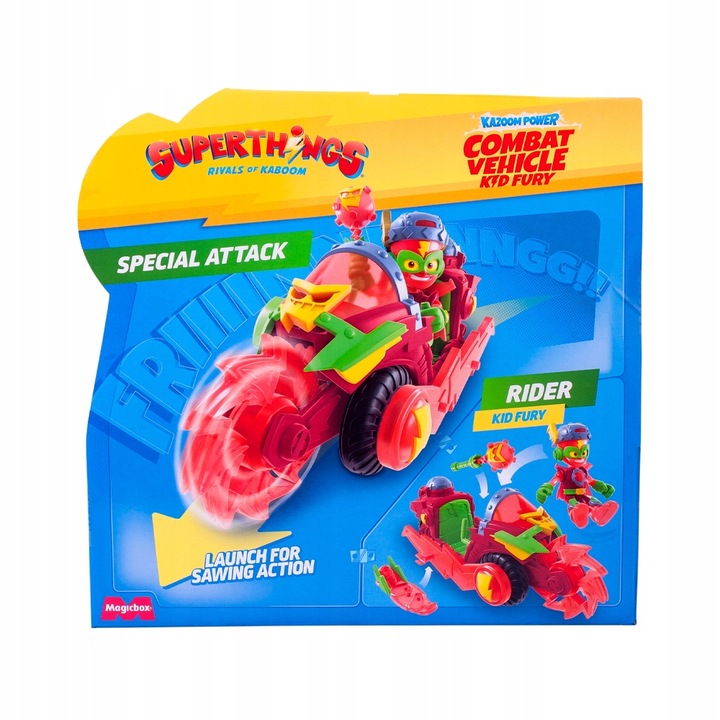 SuperThings Combat Vehicles Kid Fury Kazoom Power Super Zings Things pojazd