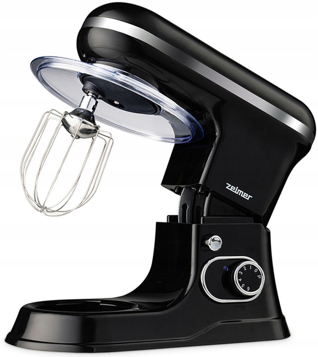 Robot planetarny Zelmer ZKR1355 1200W 6 prędkości 2 misy Smart mix Czarny