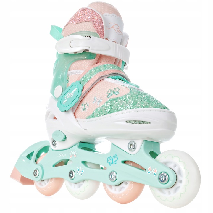 Rolki Regulowane RAVEN Mireia 30-33 Kółka LED