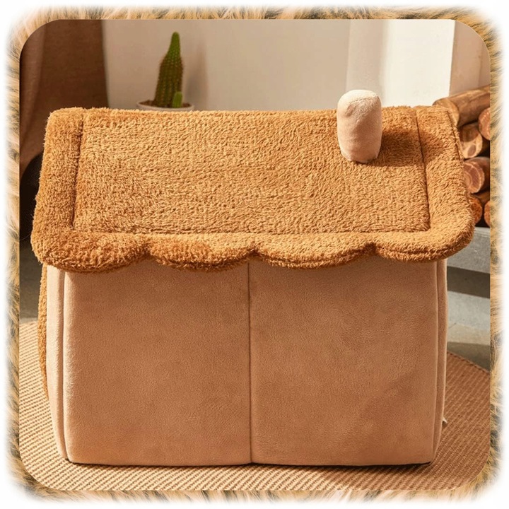 LEGOWISKO DLA KOTA PSA DOMEK BUDKA KOJEC PLUSZOWY PODUSZKA POSŁANIE BUDA