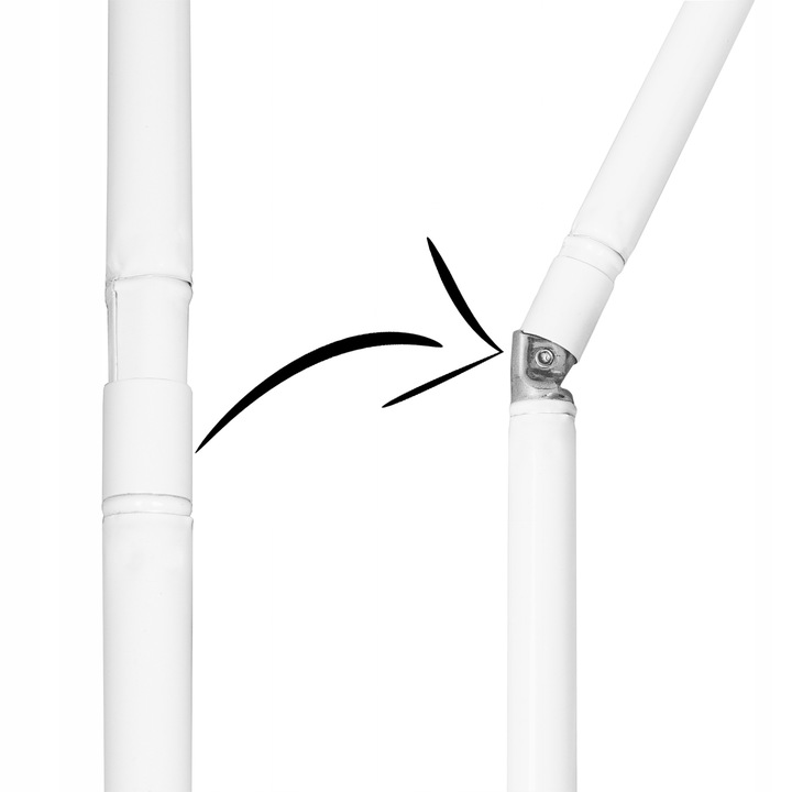 PARASOL PLAŻOWY SKŁADANY BALKONOWY OGRODOWY ŁAMANY STABILNY NIEBIESKI 200cm