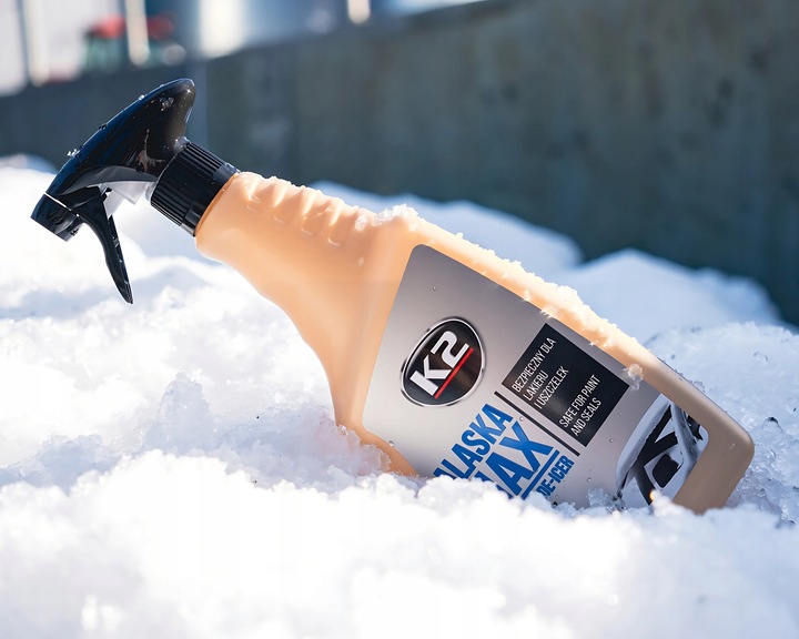 4x Odmrażacz Do Szyb Samochodowych Zestaw K2 Alaska Max 700 ml Zimowy Płyn