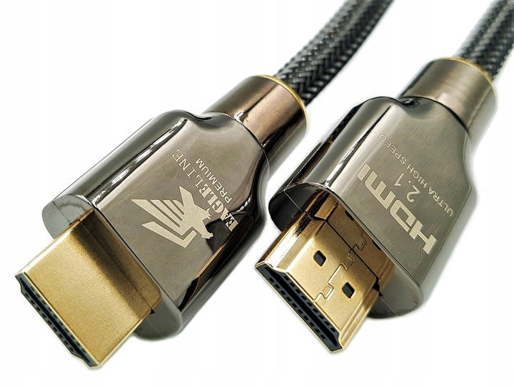 Kabel HDMI 2.1 EAGLELINE HQ 8k 4k 120Hz UHD HDR 2m