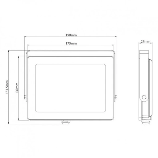 Halogen biały neutralny 4500 lm 50 W