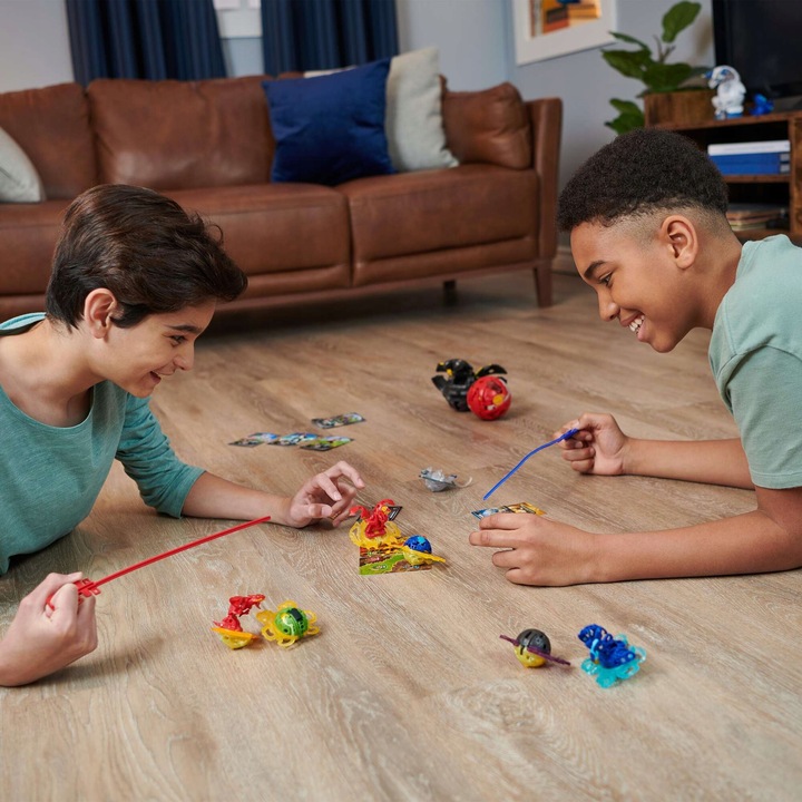 BAKUGAN ZESTAW STARTER PACK GRA STRATEGICZNA ZESTAW STARTOWY 3 FIGURKI