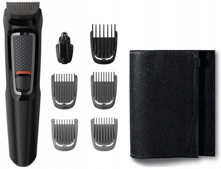 MASZYNKA GOLARKA PHILIPS TRYMER WŁOSY BRODA BEZPRZEWODOWA DO ZAROSTU + ETUI