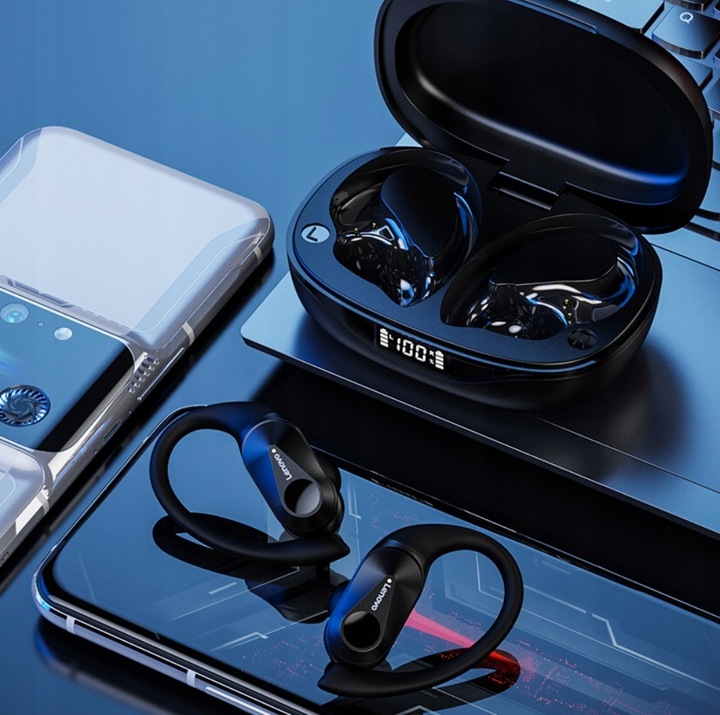 Słuchawki Bezprzewodowe LENOVO LP75 Bluetooth DOUSZNE Powerbank Wodoodporne