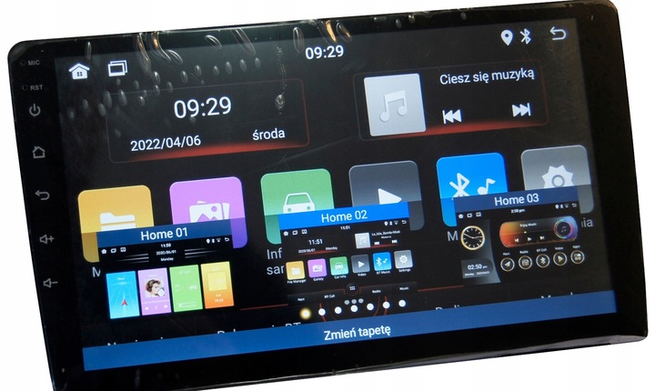 Radio dotykowe 9cali samochodowe 2/32gb USB GPS WiFi Bluetooth Android Auto