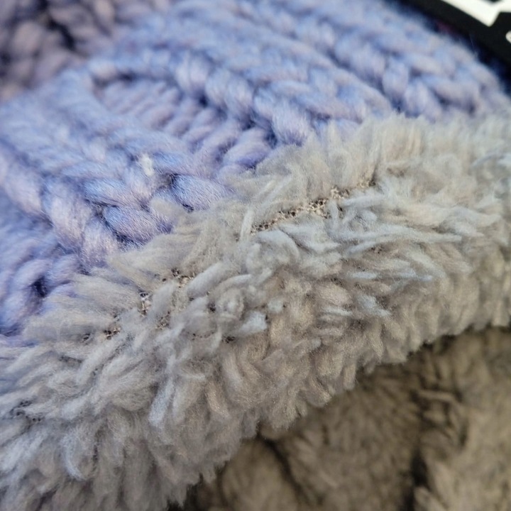 ZIMOWA CZAPKA Z KOMINEM DAMSKA KOMINIARKA Z POMPONEM POLAREM NA SUWAK