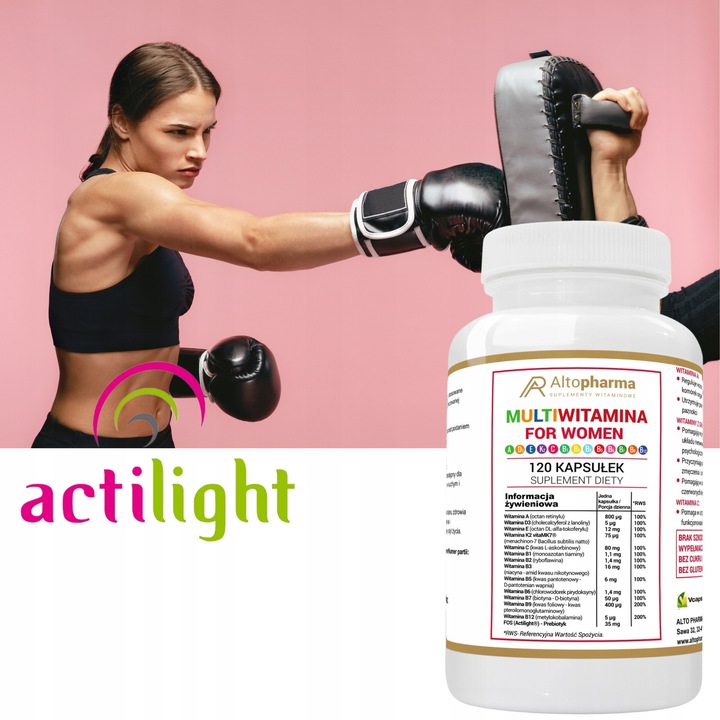 MULTIWITAMINA DLA KOBIET + ADEK+Wit C WEGE 120kaps