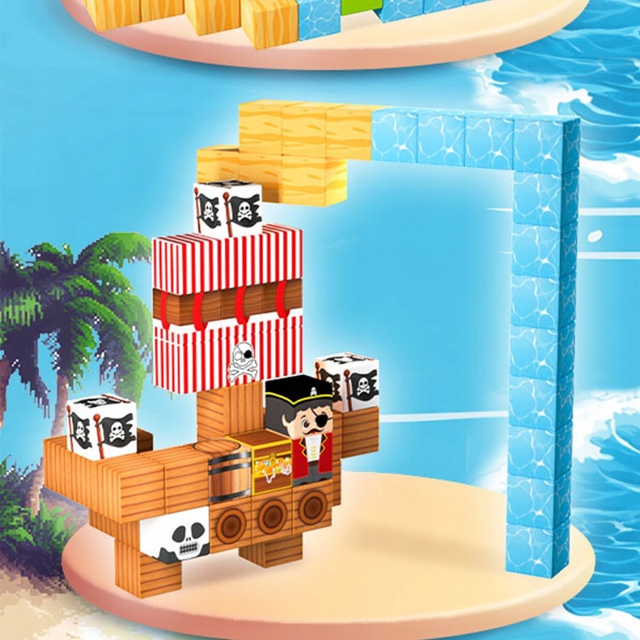 KLOCKI MAGNETYCZNE SZEŚCIANY DLA DZIECI 100 KLOCKÓW MODUŁY EDUKACYJNE STEM