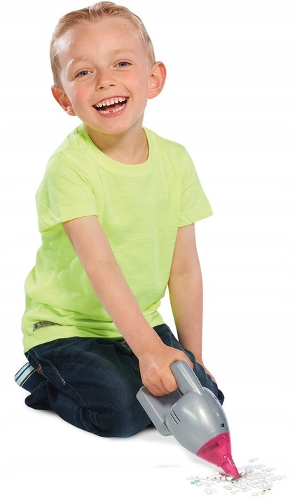 WÓZEK DO SPRZĄTANIA HETTY DLA DZIECI ZESTAW XXL ODKURZACZ MOP WIADRO CASDON