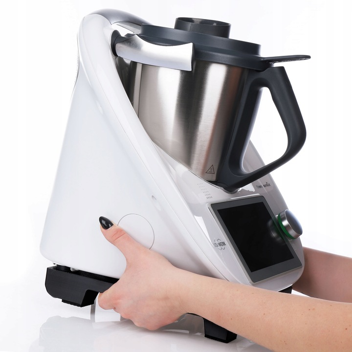 Podstawka deska tacka z kółkami pod Thermomix Termomiks TM5 TM6 CZARNA TSv3