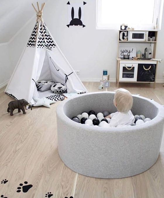 SUCHY BASEN Z PIŁECZKAMI 90X40 200 KULEK WELUR PL