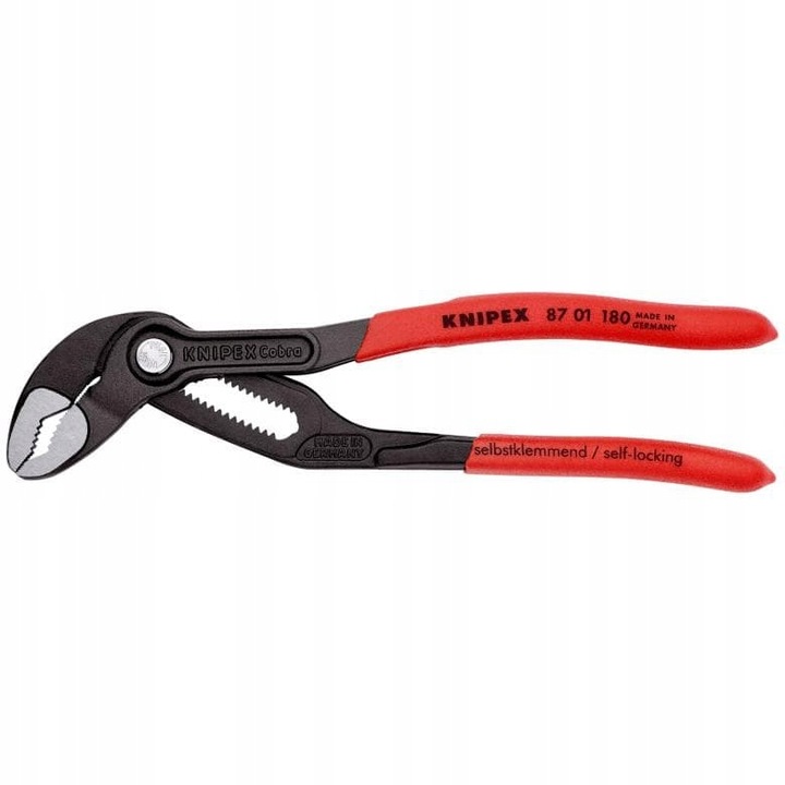 Szczypce nastawne do rur Cobra 180 mm żabka klucz Knipex 87 01 180