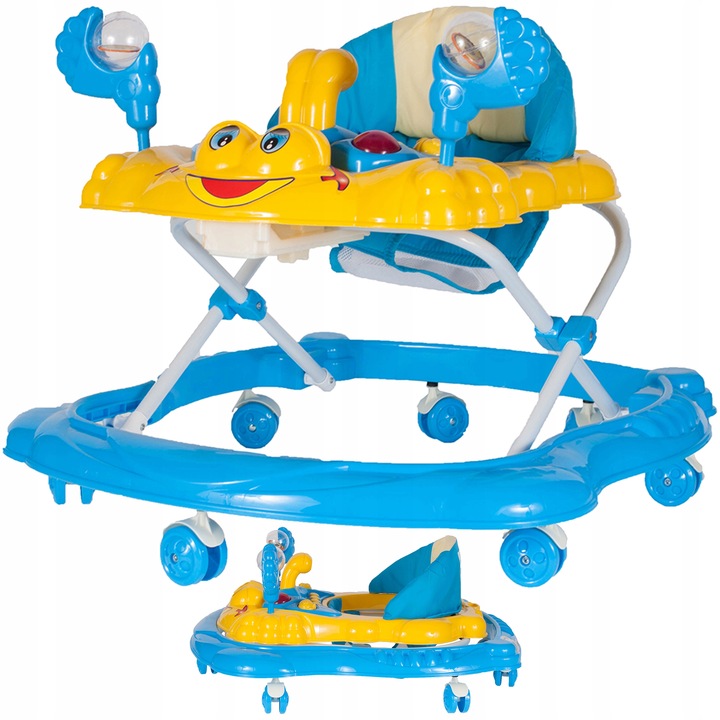 JEŹDZIK CHODZIK DLA DZIECI REGULACJA WYSOKOŚCI Z BLOKADĄ DO NAUKI CHODZENIA