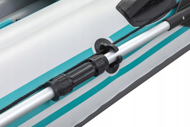 Ponton Elite 4 os. Bestway Pompka + Wiosła 65158 MODEL 2025