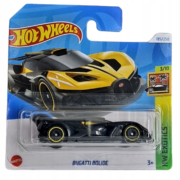 BUGATTI BOLIDE HOT WHEELS ŻÓŁTE