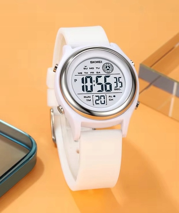 Zegarek damski elektroniczny pasek czytelna tarcza wiele funkcji