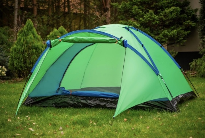 Namiot Turystyczny Kempingowy Duży 6-osobowy Praktyczny Igloo 240x290cm