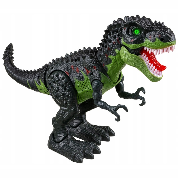DINOZAUR T-REX INTERAKTYWNY ZIELONY FIGURKA RYCZĄCY CHODZĄCY ZNOSI JAJKA XL