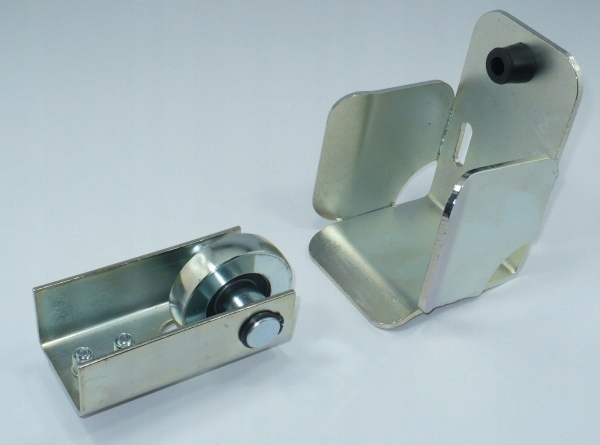 ZESTAW wózek wózki rolki do bramy przesuwnej 70x70 MADE IN POLAND 6 rolek