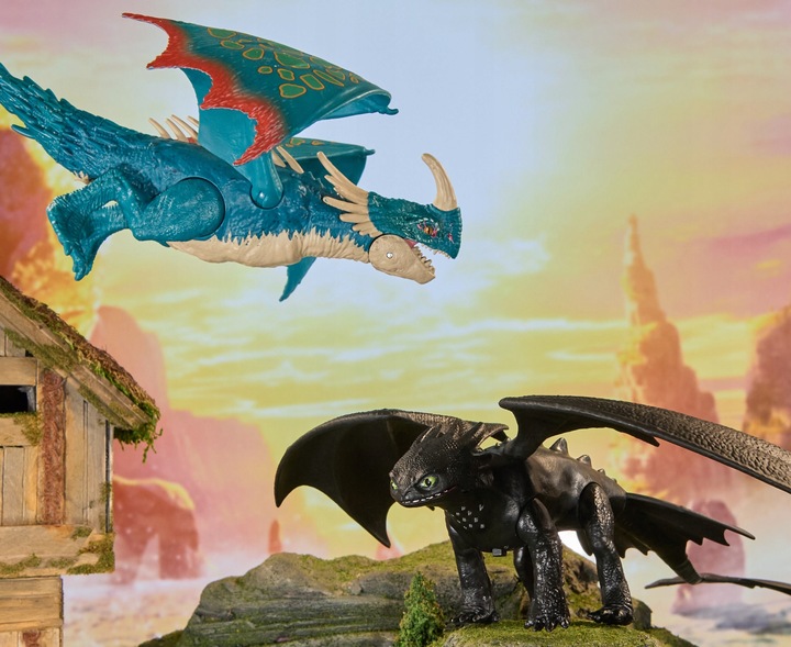 JAK WYTRESOWAĆ SMOKA FIGURKA SZCZERBATEK TOOTHLESS Z DŹWIĘKIEM 33 CM