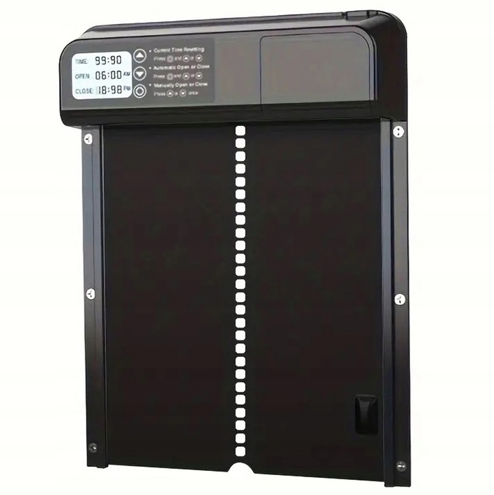 AUTOMATYCZNE DRZWI DO KURNIKA OTWIERANIE Z TIMEREM PROGRAMATOR CZUJNIK