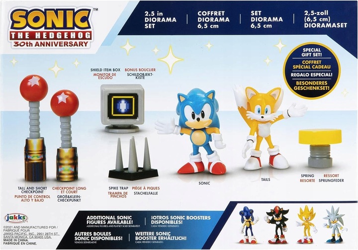 SONIC the Hedgehog Figurki Sonic i Tails diorama