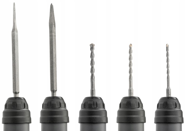 MŁOT UDAROWY MŁOTOWIERTARKA UDAR SDS+ 2600W 5,5J WALIZKA 3X WIERTŁO DŁUTA