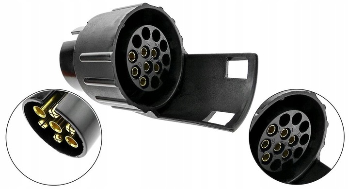 Hak holowniczy+MODUL7pin Ford TRANSIT Custom 2012-2023r Furgon VAN autobus