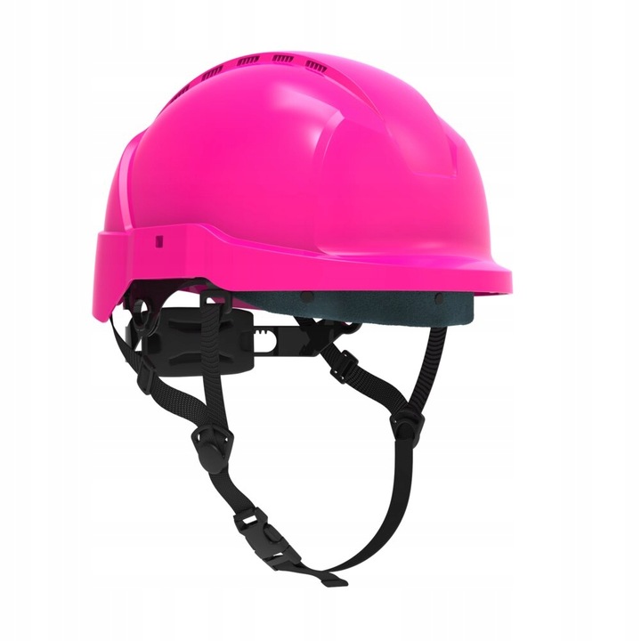Kask ochronny budowlany hełm do pracy BHP różowy EN 397 Protekt Atra