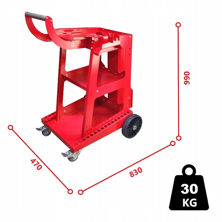 PROFESJONALNY SOLIDNY WÓZEK SPAWALNICZY MIG TIG PLASMA SPOTTER KOŁA IDEAL