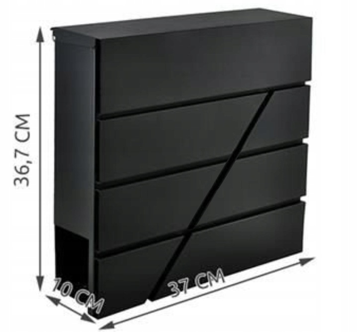 SKRZYNKA NA LISTY Z NUMEREM DOMU ADRESEM DUŻA XXL TABLICZKA NUMER