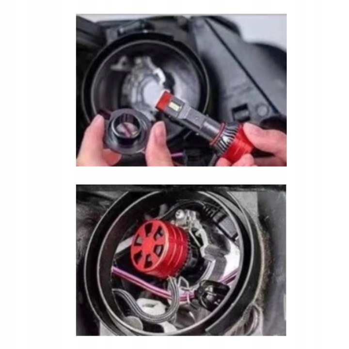 ŻARÓWKI V13 LED H7 BARDZO MOCNE 22000LM CANBUS 6000K