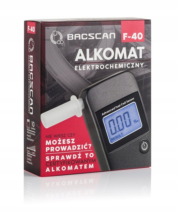 Alkomat elektrochemiczny BACscan F-40