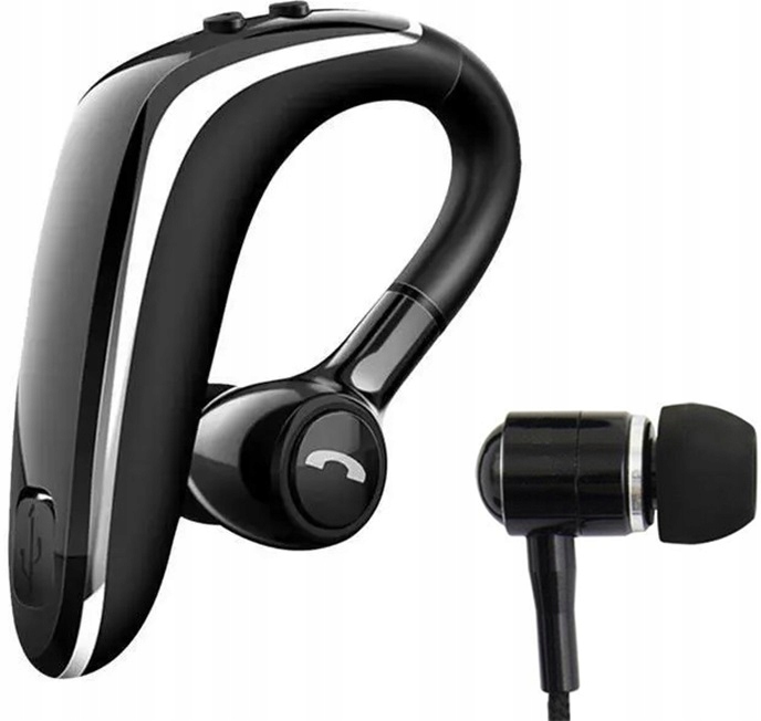 ZESTAW SŁUCHAWKOWY SŁUCHAWKA Bluetooth IPX4 2 TEL