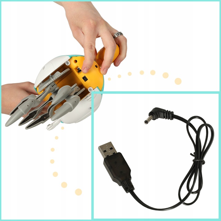 PEŁZAJĄCY UCIEKAJĄCY KRAB INTERAKTYWNA ZABAWKA CHODZĄCY GRAJĄCY DLA DZIECI