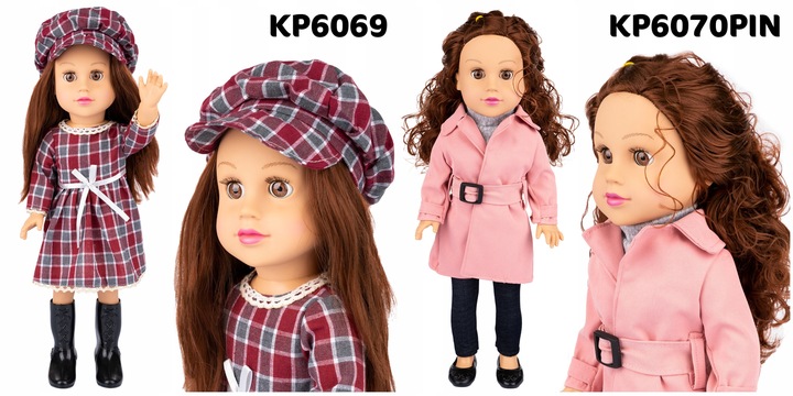 LALKA BOBAS INTERAKTYWNA ŚPIEWA I MÓWI PO POLSKU ANGIELSKU KINDERPLAY 47cm