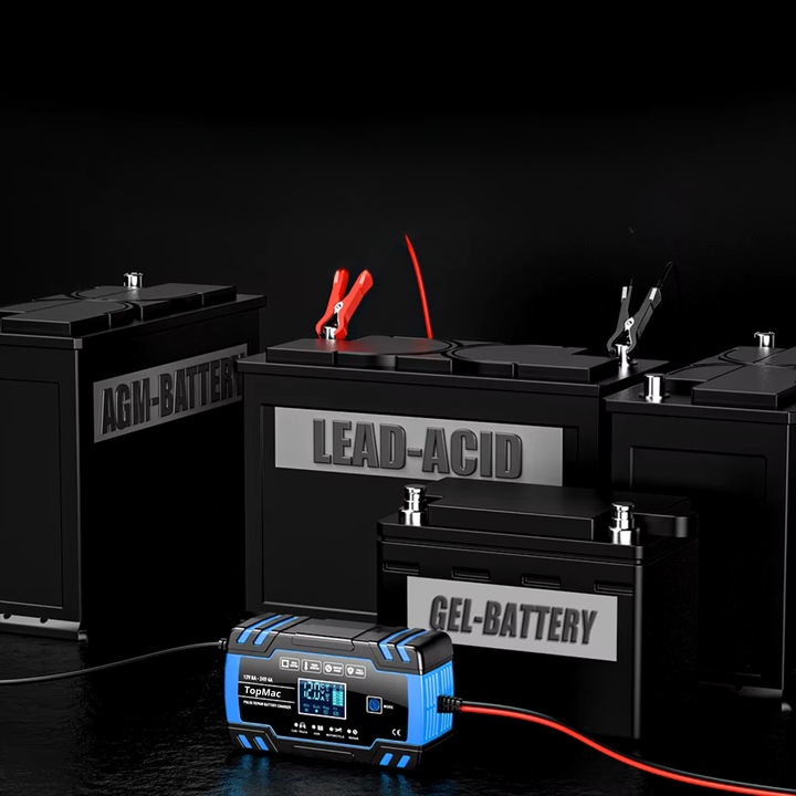 PROSTOWNIK DO AKUMULATORA FUNKCJA NAPRAWY SAMOCHODOWY AUTOMATYCZNY |12V 8A