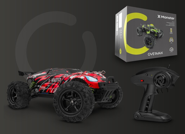 Samochód Auto zdalnie sterowany AUTKO RC 4x4 45km/h SUPER SZYBKI 2xOBUDOWY