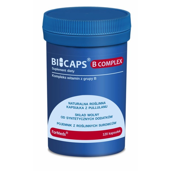 ForMeds Bicaps B Complex 120kaps. METYLO KOMPLEKS