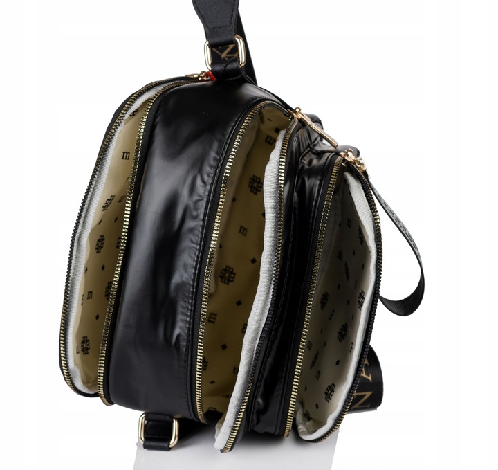 MONNARI Torebka na ramię LISTONOSZKA Pojemna DWUKOMOROWA do pracy PREMIUM