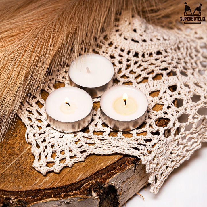 PODGRZEWACZE TEALIGHT ŚWIECZKI BEZZAPACHOWE 100SZT